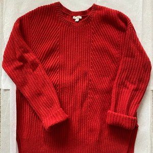 🔴 red wool knit sweater🔴